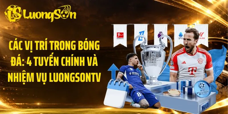 Các Vị Trí Trong Bóng Đá: 4 Tuyến Chính Và Nhiệm Vụ LuongsonTV